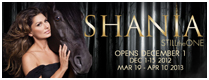 Shania: Still the One opens December 1; Dec 1-15 2012, Mar 19 - Apr 10 2013